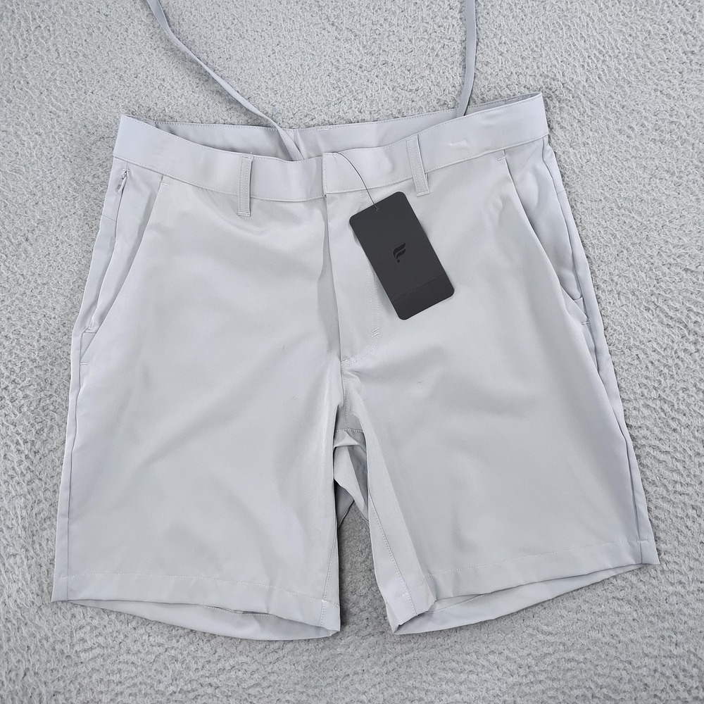 Fabletics The Only Short Mens Medium Gray 4 Way Stretch Water Resistant New